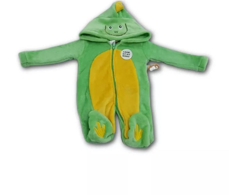 Picture of 45JTC8029 BABY BOYS CHEEKY CHIMP FLEECY ALL IN ONE ONSIE